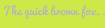 Image with Font Color B8B8B8 and Background Color CCE949